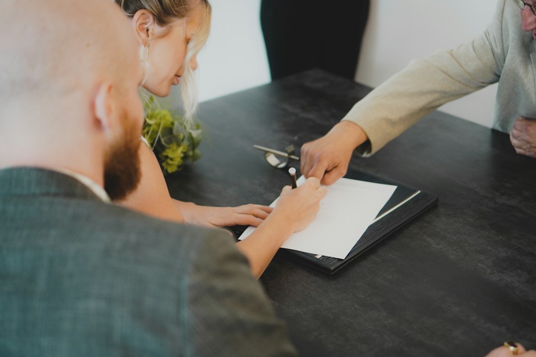 entrepreneur signing contract