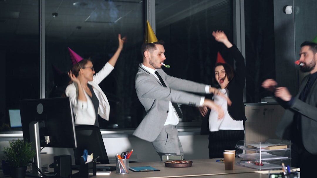 successful business launch celebration