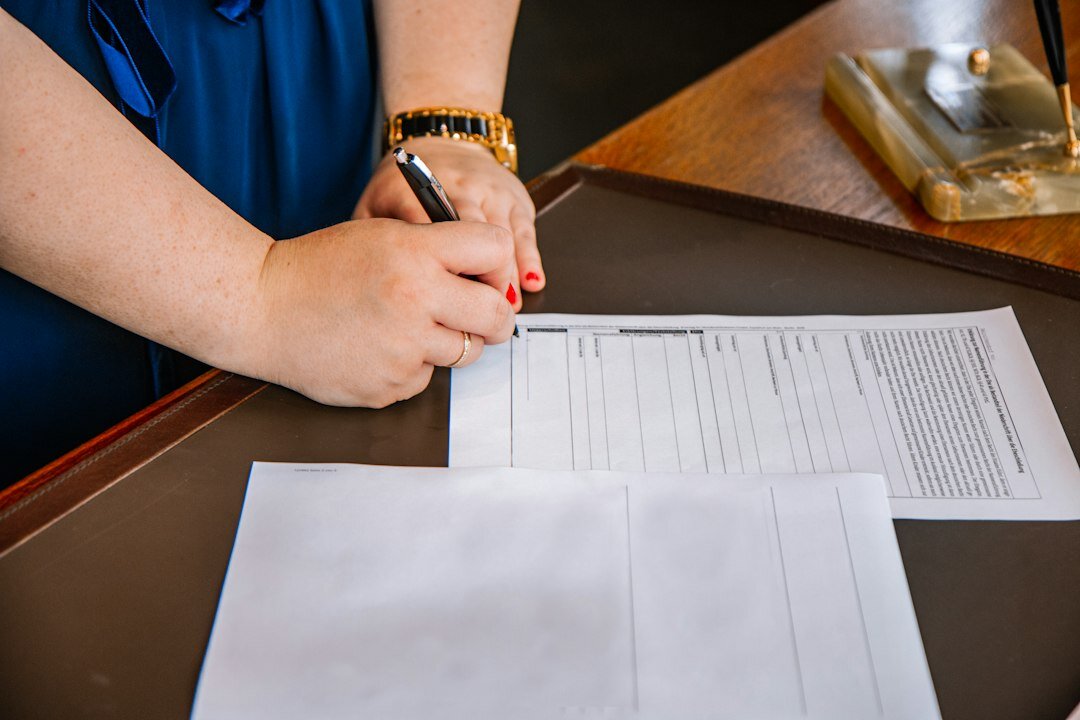 signing legal documents