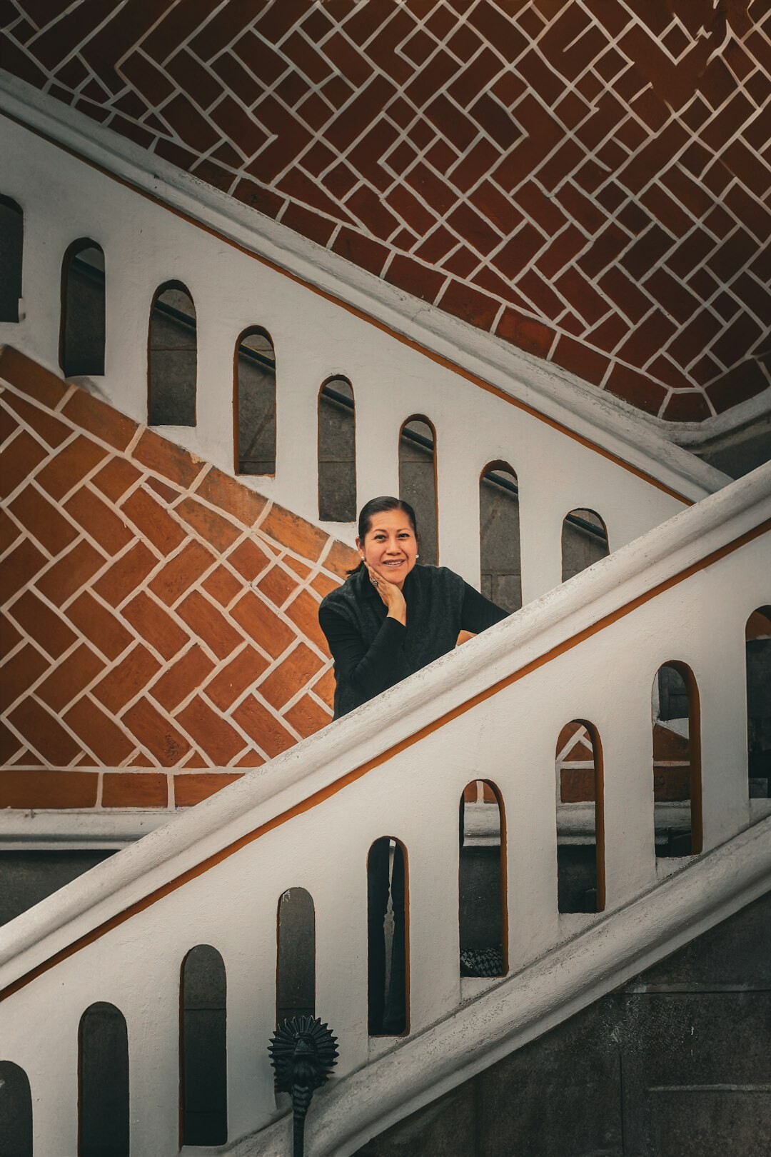 Studio portrait of a Singaporean Indian female corporate lawyer